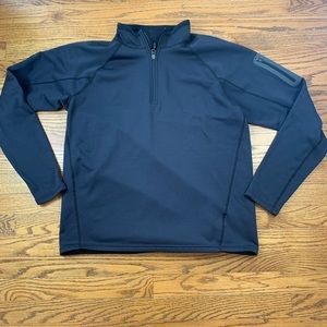 Marmot 1/4 Zip Pullover Lightweight Long Sleeve Fleece Men's Size Large Black.